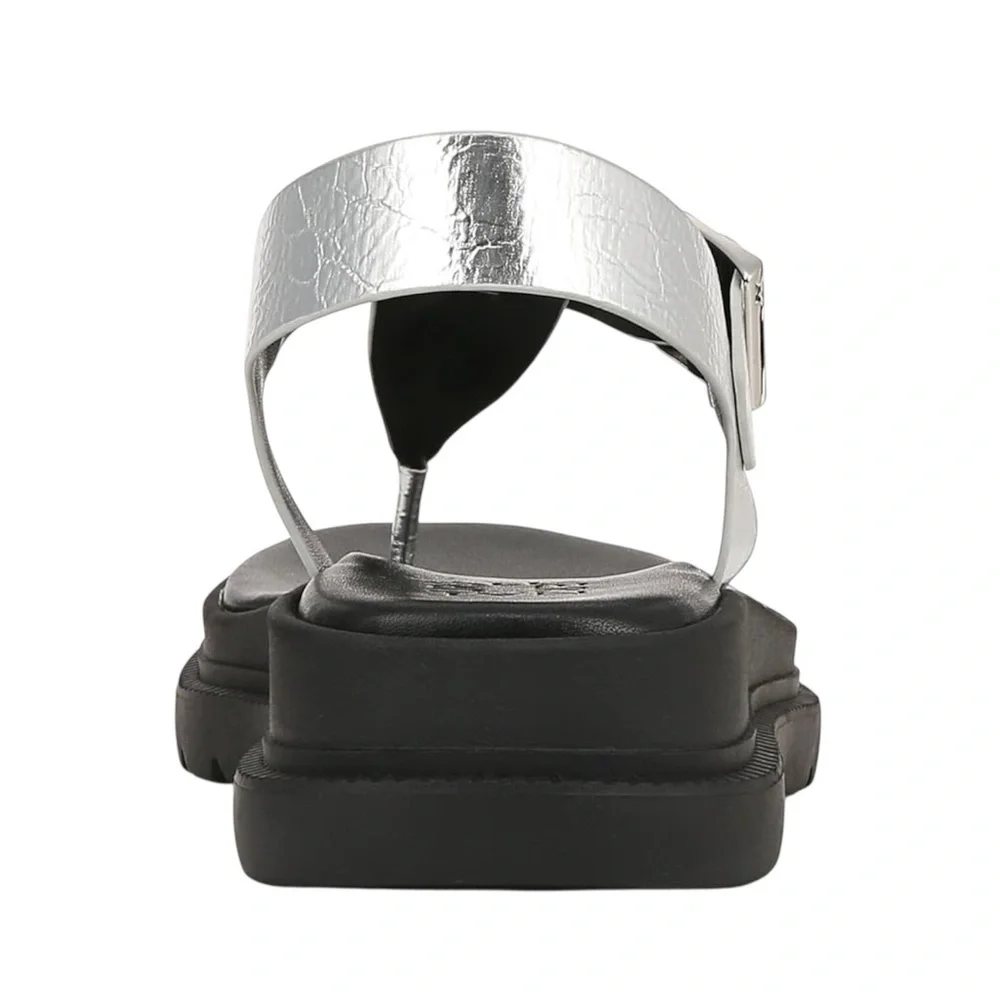 Alyssa T-Strap Thong Platform Sandals - Picture 3 of 8